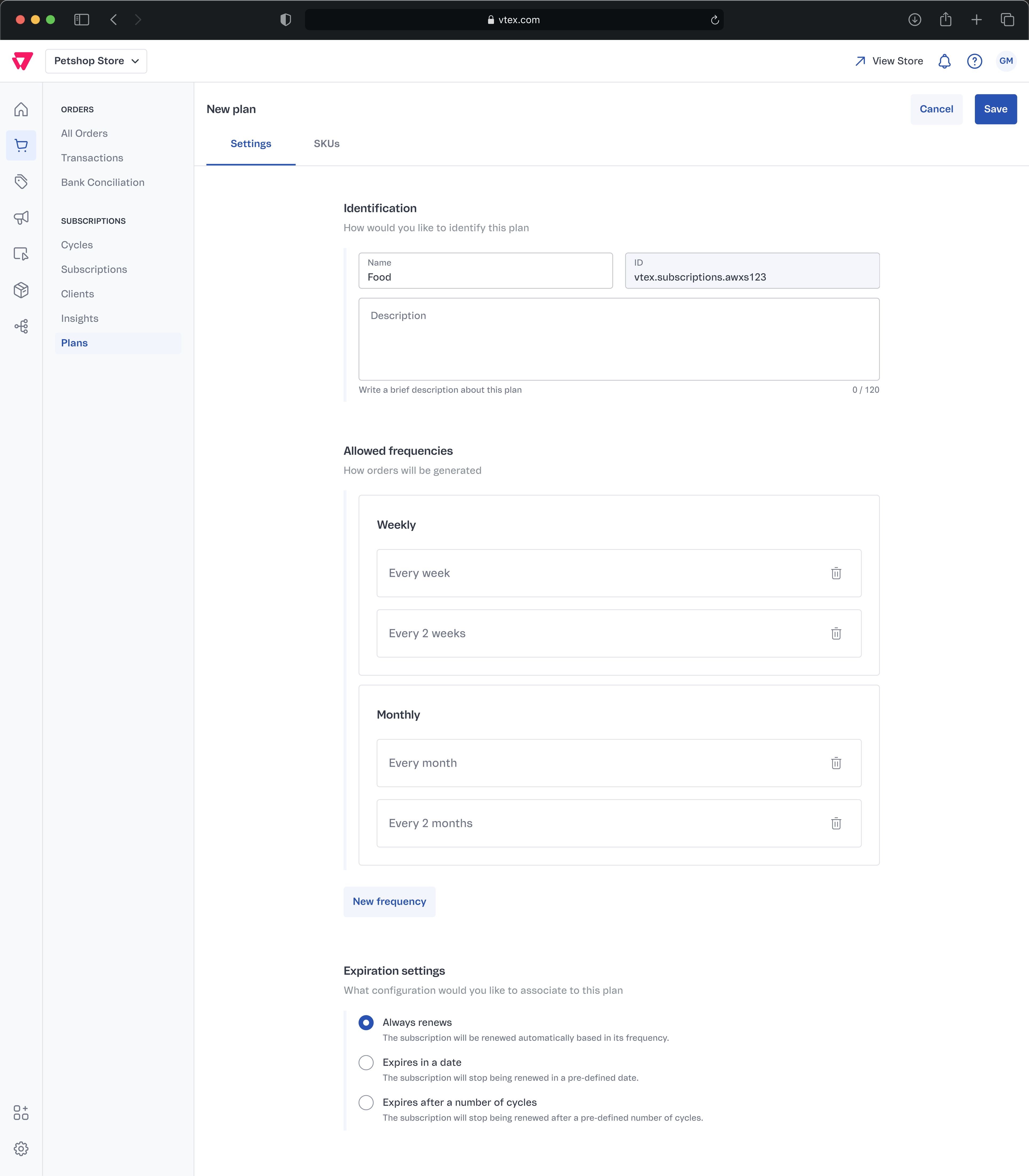 Plans-Details-Settings